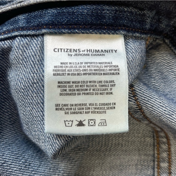 CITIZENS OF HUMANITY Jean Short Cut Off, Mid to High Rise, DIY - Size 27 - Picture 8 of 12